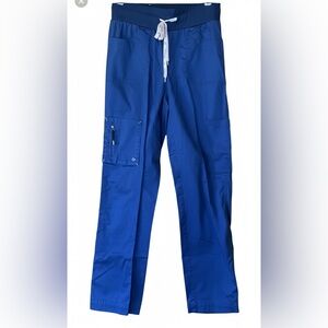 Fits 2-Piece Bundle Black&Purple Healthcare Scrub Jogger Pants Womens Size XS